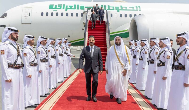Iraqi Prime Minister Arrives in Doha